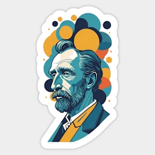 Van Gogh: A Portrait Tribute Sticker